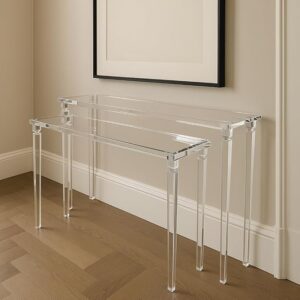 Modern Acrylic Console Table Set – 2 Pieces