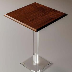 Modern Wood & Plexi Table