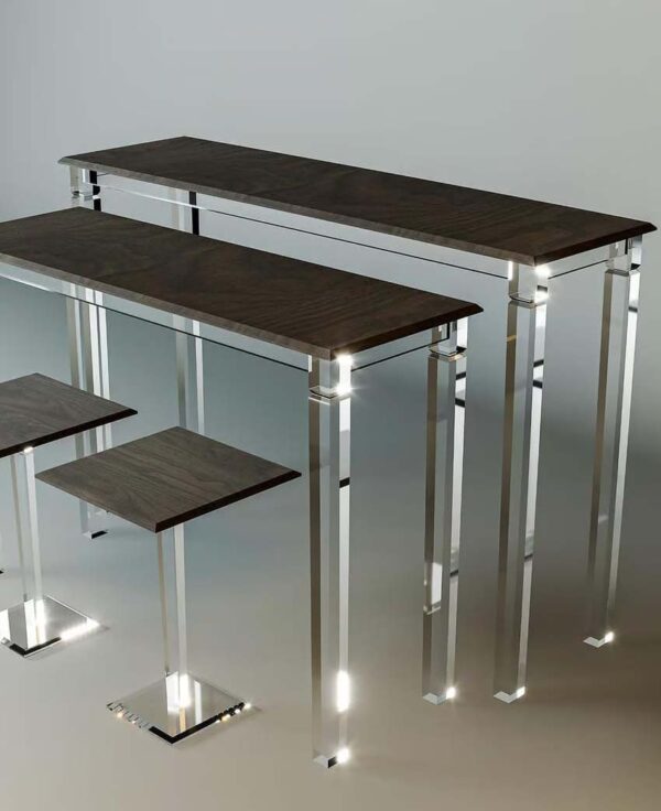 Service Table Modern 4-Piece Console & Service Table Set – Horoof Homes