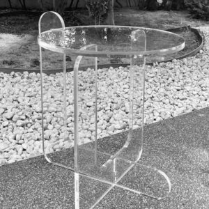 Minimalist Clear Acrylic Side Table
