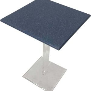 Blue Marble Table with Acrylic Base