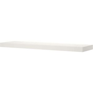 White Floating Wooden Shelf – Modern & Sleek