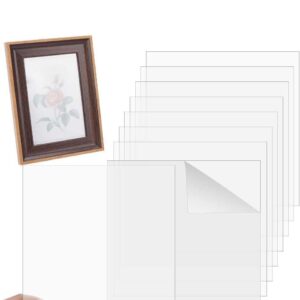 Clear Acrylic Sheets, 20-Pack, 12.7x17.7cm
