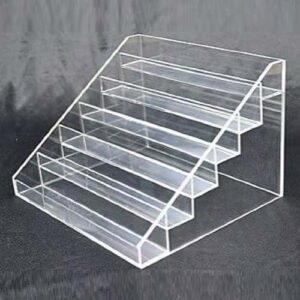 6-Tier Acrylic Display Stand, 40x40x40 cm
