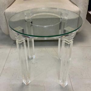 Modern Clear Acrylic Side Table
