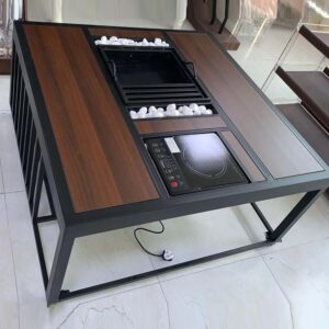 Multi-Functional Coffee Table with Induction Cooker