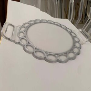 Clear Acrylic Serving Tray with Handles