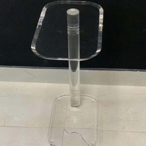 Modern Clear Acrylic Side Table – Sleek & Minimalist Design