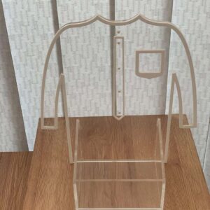 Elegant Clear Acrylic Thobe Holder – Modern Organizer & Display