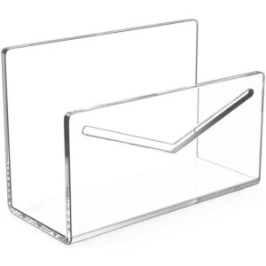 Clear Letter Tray Organizer – Sleek Design for Home & Office (15.3 x 6.5 x 10 cm)