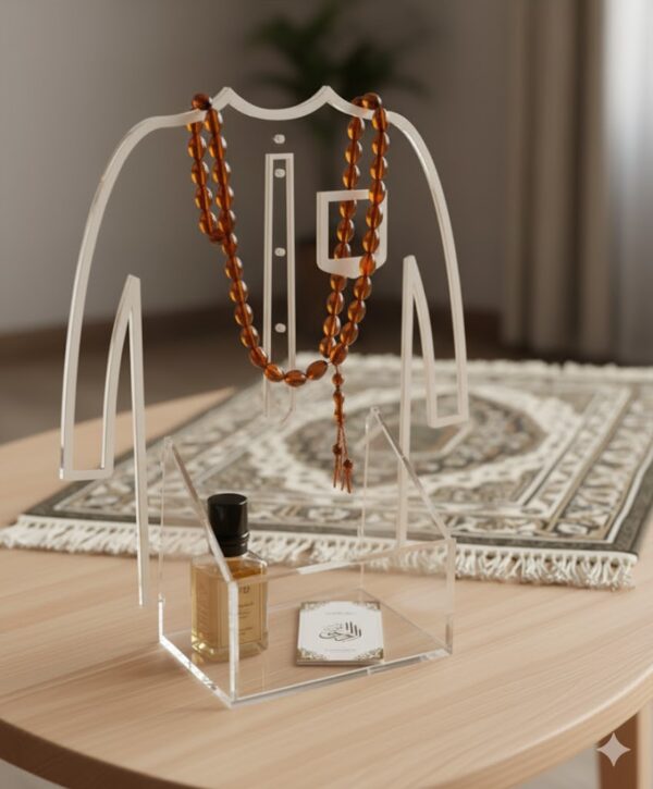 Thobe Display Elegant Clear Acrylic Thobe Holder – Modern Organizer & Display ...