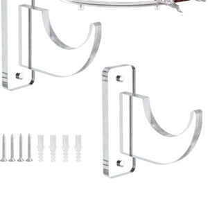 Clear Acrylic Sword Wall Mount – Transparent Sword Display Stand, 9x3x8.1 cm
