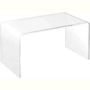 Clear Acrylic Coffee Table – Modern Transparent Accent Table .