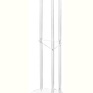 Clear Acrylic 3-Tier Round End Table .